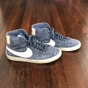Nike High Top Suede Blazer Sneaker
